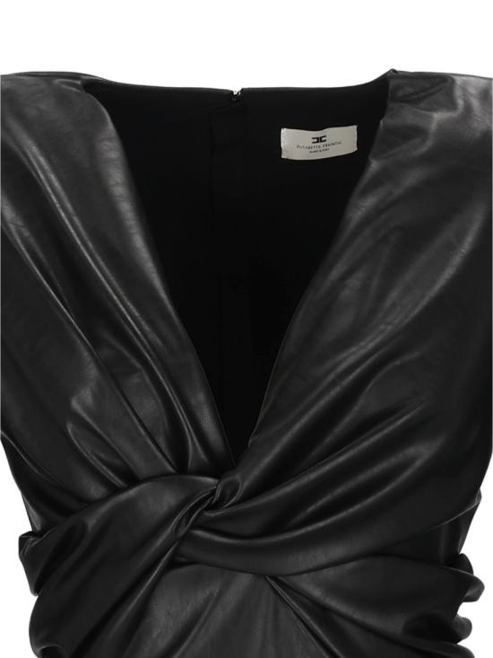 26FW 엘리자베타프랜치 바디수트 티셔츠 BO04566E2 Black - ELISABETTA FRANCHI
