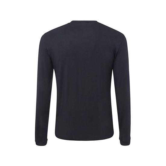 26FW 조르지오 아르마니 긴팔 티셔츠 3GST51SJP4ZUBSG Blue - GIORGIO ARMANI