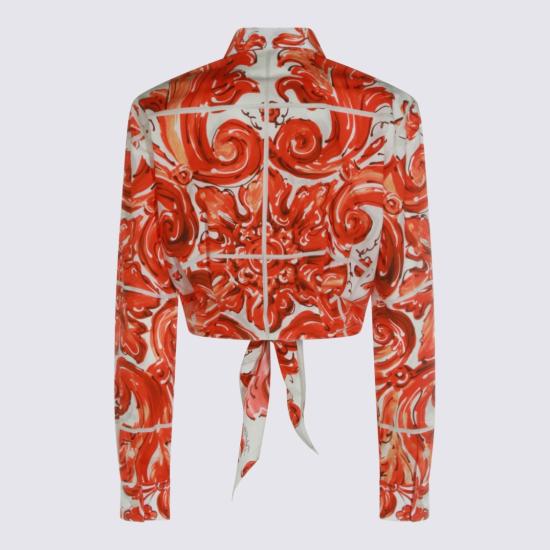 26FW 돌체앤가바나 블라우스 F5S65TGDDRDS9000 Red - DOLCE & GABBANA