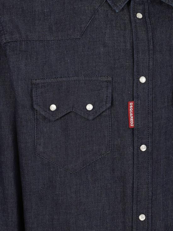 26SS 디스퀘어드2 데님 셔츠 S74DM1025 D30029 Blue - DSQUARED2