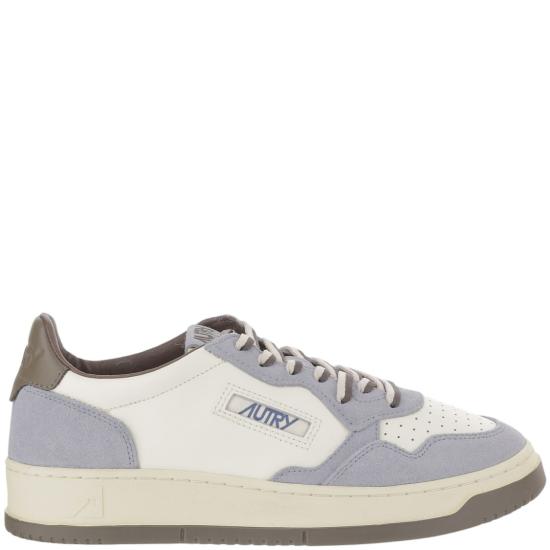 26FW 오트리 메달리스트 로우 스니커즈 AULMBW06LEASUEBICWHTATLBLUE Grey