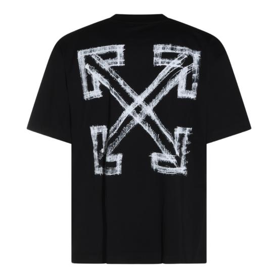 26FW 오프화이트 반팔 티셔츠 OMAA120F26JER00Y001 Black - OFF WHITE