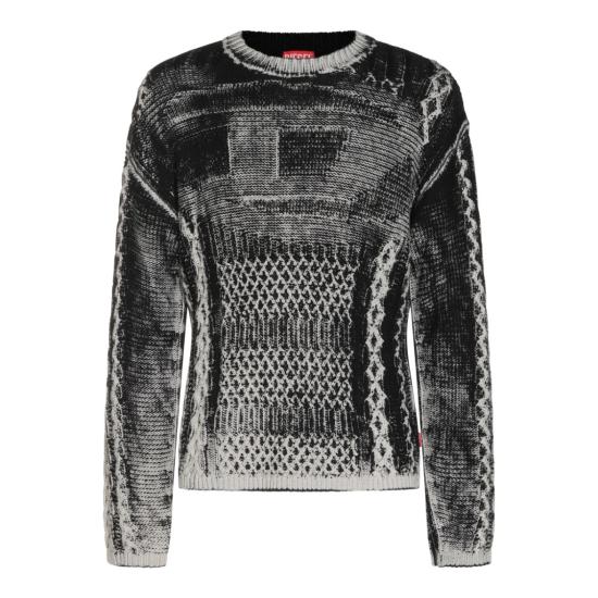 26FW 디젤 스웨터 A230740JCBE9XX Black