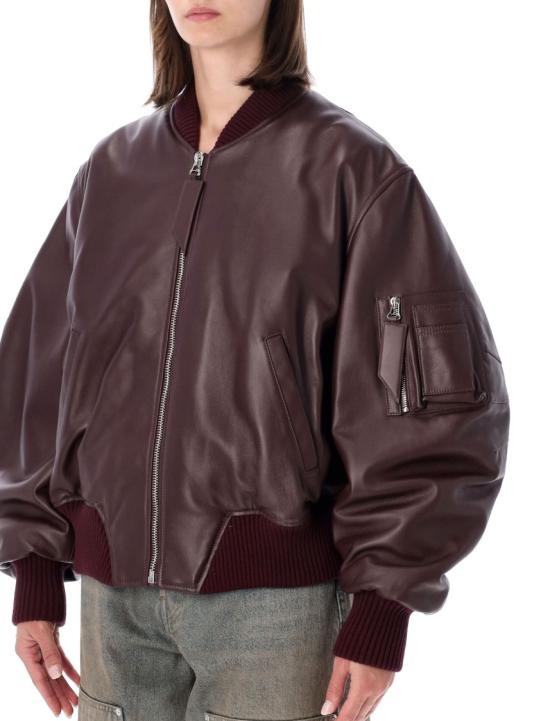 26FW 디 아티코 자켓 WCB00004LBT128AA246 Burgundy - THE ATTICO