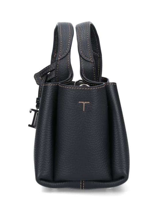 26FW 토즈 마이크로 토트백 XBWAPAFL000QRIB999 Black - TODS