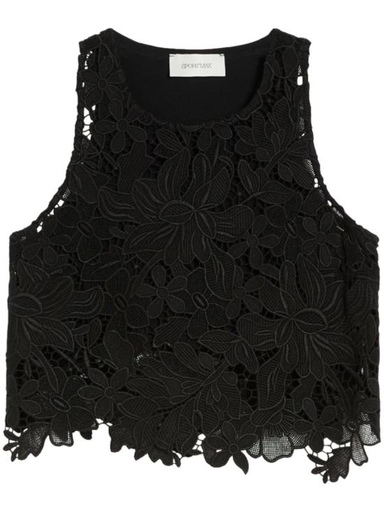 26SS 막스마라 민소매 티셔츠 2612931032600SPXVASTO002 Black
