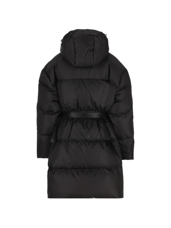 26FW 프라다 리나일론 벨티드 롱 다운 재킷 리나일론 벨티드 롱 다운 재킷 29Y395 1WQ8 Black - PRADA