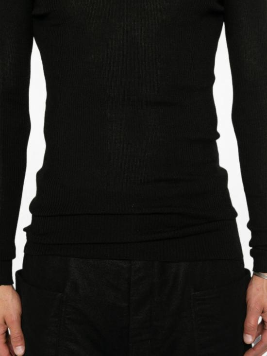 26FW 릭 오웬스 스웨터 RU02F4637 RIBM Black - RICK OWENS