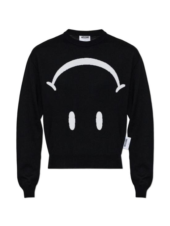 26FW 모스키노 스웨터 E A09405500 Black