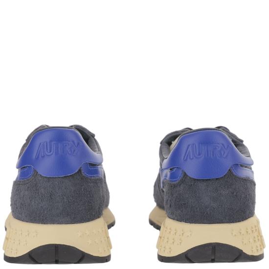 26FW 오트리 릴윈드 로우 나일론 스웨이드 스니커즈 WWLMUT59SUEDENETSPBLULAPIS Grey - AUTRY