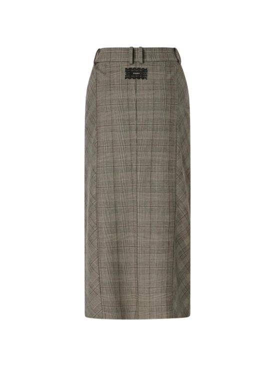 26FW 핑코 롱 스커트 107448 A3FF Grey - PINKO