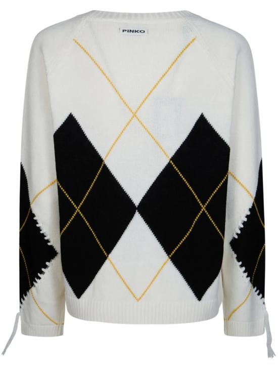 26FW 핑코 스웨터 107377 A3JE White - PINKO