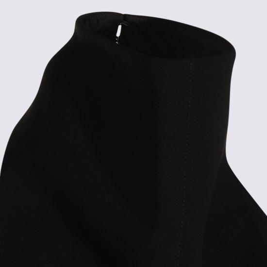 26FW 케이트 로네 플롱제 레더 홀터넥 탑 로네 플롱제 레더 홀터넥 탑 24874114200 Black - KHAITE
