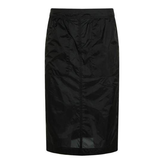 26SS 생로랑 펜슬 나일론 스커트 펜슬 나일론 스커트 870894Y8J401000 Black