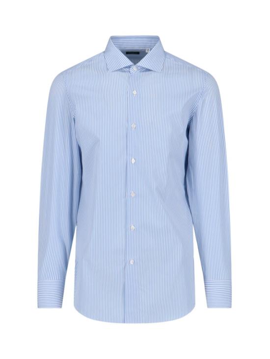 26FW 피나모레 긴팔 셔츠 C0499 MILANO ZANTE01 Blue
