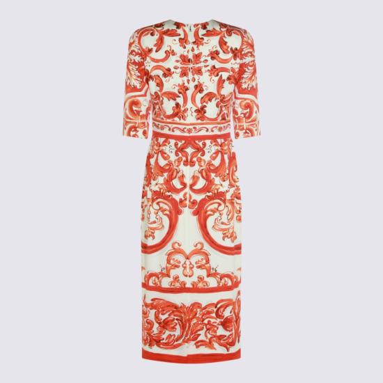 26FW 돌체앤가바나 미디 원피스 F6EAJTGDDRJS9000 Red - DOLCE & GABBANA