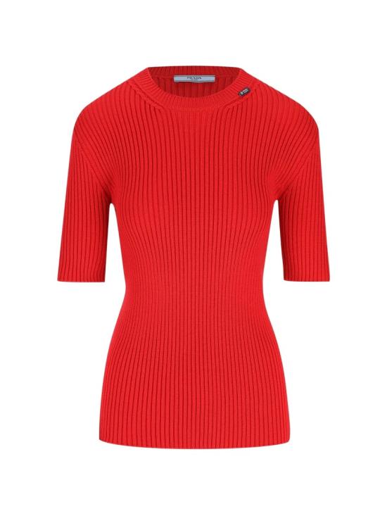 26FW 프라다 반팔 티셔츠 P24E3Q 6584 Red