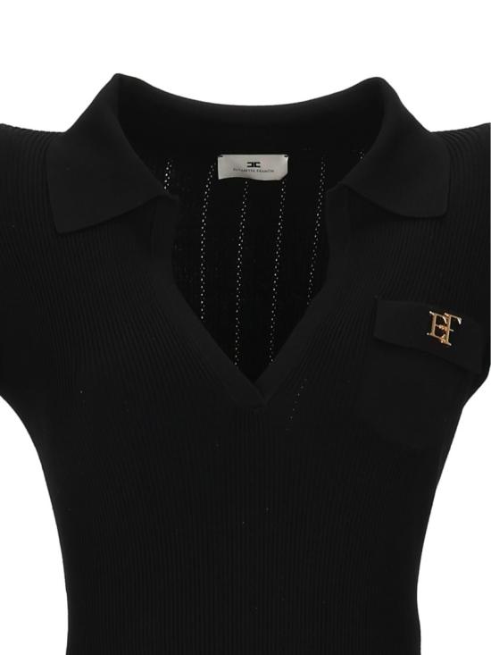26FW 엘리자베타프랜치 바디수트 티셔츠 BK02B66E2 Black - ELISABETTA FRANCHI