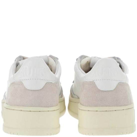 26FW 오트리 메달리스트 로우 레더 스니커즈 AULWLS33LEATSUEDE WHITE - AUTRY