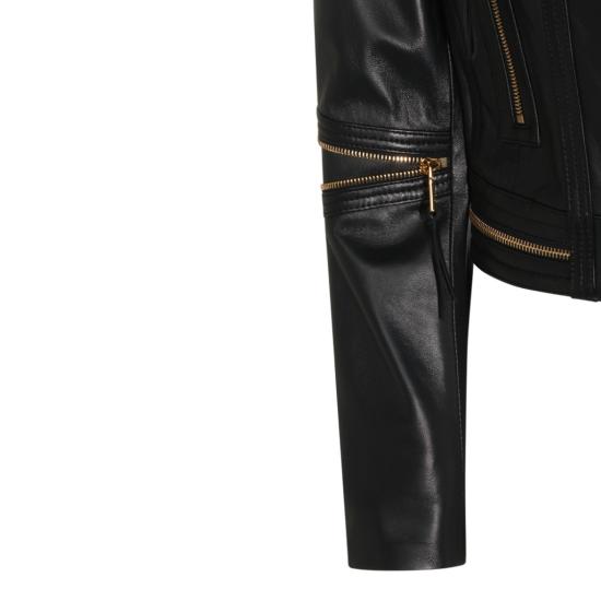 26FW 엘리자베타프랜치 가죽 자켓 GD01Z66E2110 Black - ELISABETTA FRANCHI