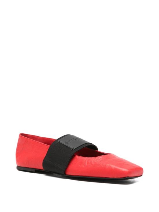 26SS 지방시 플랫 슈즈 BE5017E2J0 640 Red - GIVENCHY