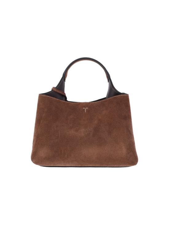 26FW 토즈 마이크로 토트백 XBWAPAEL000XBL246F Brown - TODS