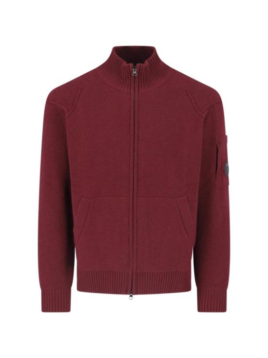 26FW 씨피 컴퍼니 집업 니트 21CMKN708A 110149A592 Burgundy