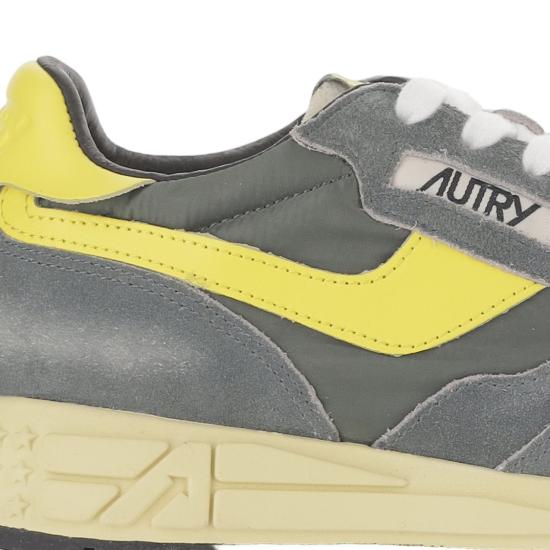 26FW 오트리 릴윈드 로우 나일론 스웨이드 스니커즈 WWLMGQ06SUESUGARNYLDPGRNQUIN Grey - AUTRY