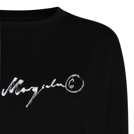 26FW MM6 메종마르지엘라 긴팔 티셔츠 S52GC0370M20258900 Black - MM6 MAISON MARGIELA