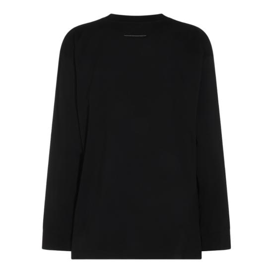26FW MM6 메종마르지엘라 긴팔 티셔츠 S52GC0370M20258900 Black - MM6 MAISON MARGIELA
