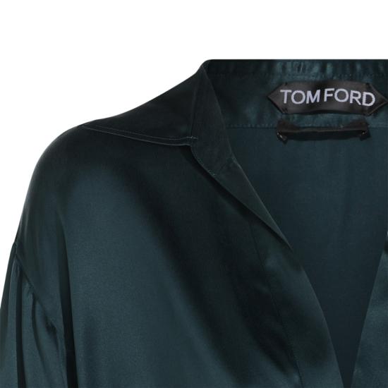 26FW 톰포드 블라우스 TS2144FAX1720GDV Green - TOMFORD