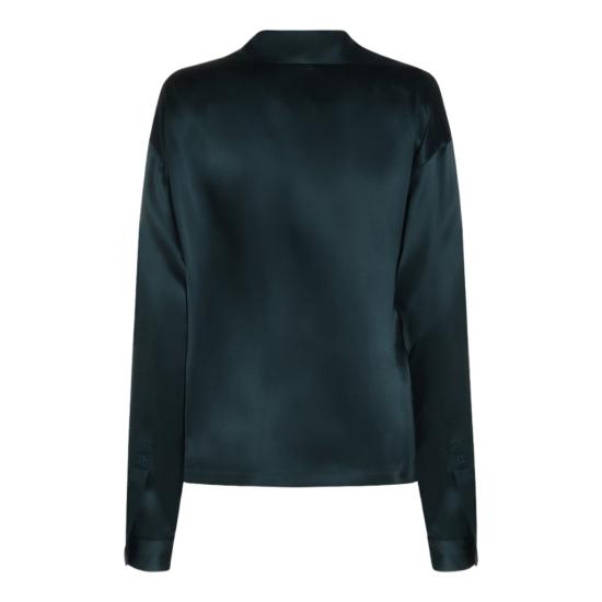 26FW 톰포드 블라우스 TS2144FAX1720GDV Green - TOMFORD
