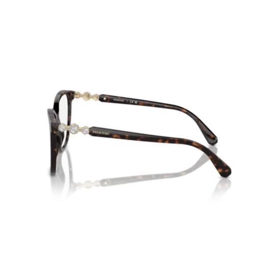 26SS 스와로브스키 안경 0Sk2020 클래식 스퀘어 프레임 호피무늬 아세테이트 안경 - SWAROVSKI