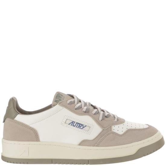26FW 오트리 메달리스트 로우 스니커즈 AULMBW07LEASUEBICWHTLICORICE Grey