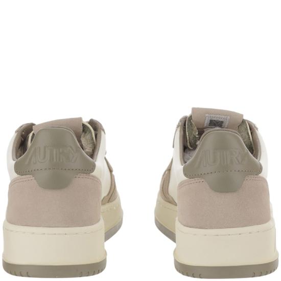 26FW 오트리 메달리스트 로우 스니커즈 AULMBW07LEASUEBICWHTLICORICE Grey - AUTRY