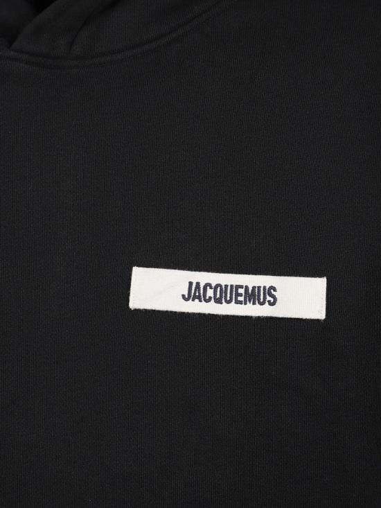26SS 자크뮈스 후드 티셔츠 25EHOM00247AJ00126990 Black - JACQUEMUS
