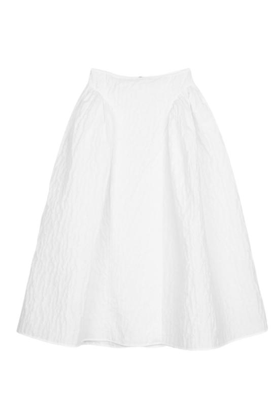 26SS 세실리아 반센 미디 스커트 25RTW17013WHITE