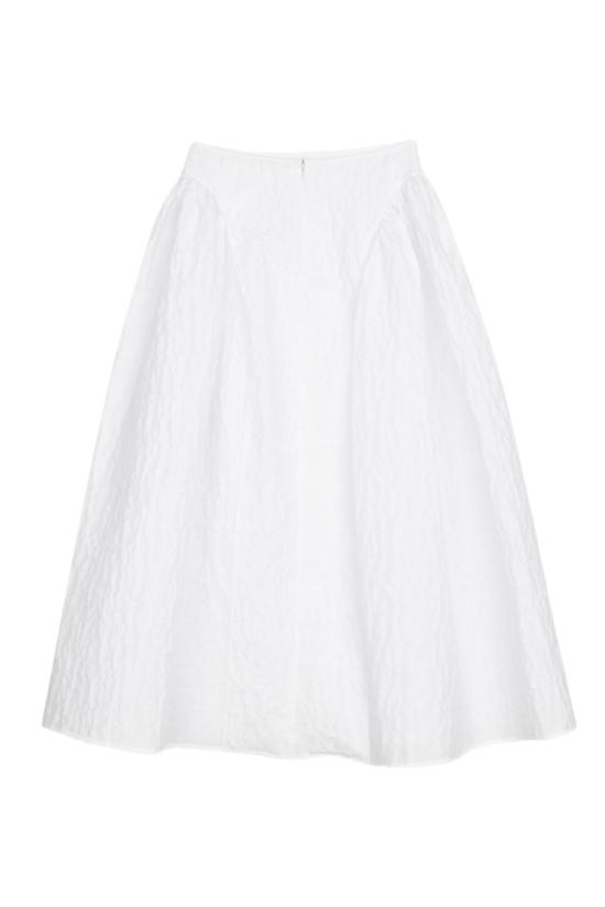 26SS 세실리아 반센 미디 스커트 25RTW17013WHITE - CECILIE BAHNSEN