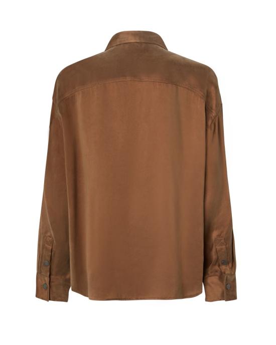 26FW 핑코 셔츠 8526267 Brown - PINKO