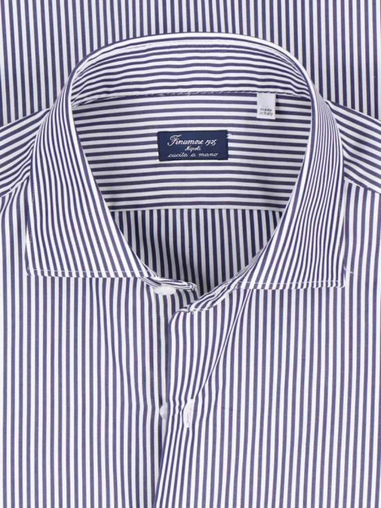 26FW 피나모레 긴팔 셔츠 C0499 MILANO ZANTE03 Blue - FINAMORE