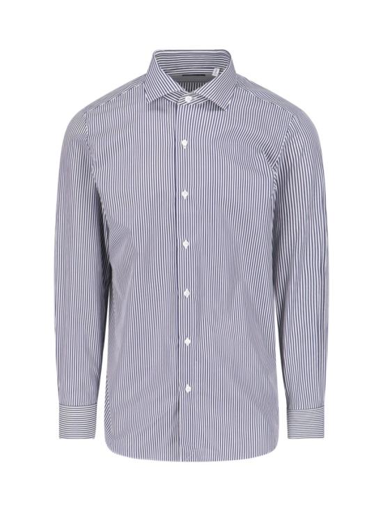 26FW 피나모레 긴팔 셔츠 C0499 MILANO ZANTE03 Blue