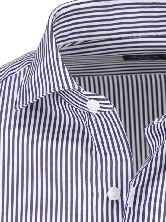 26FW 피나모레 긴팔 셔츠 C0499 MILANO ZANTE03 Blue - FINAMORE