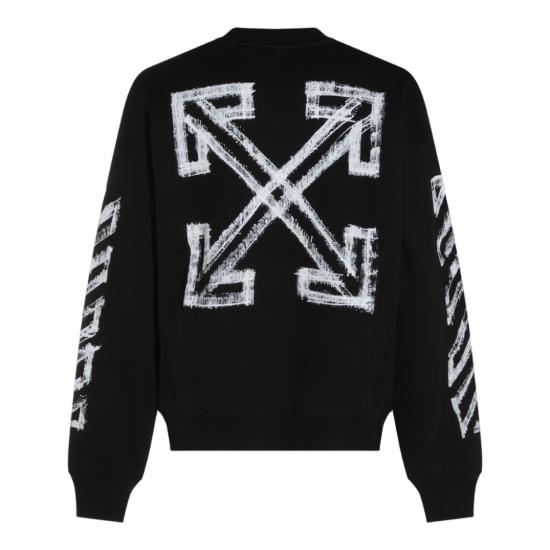 26FW 오프화이트 긴팔 티셔츠 OMBA054F26FLE007001 Black - OFF WHITE