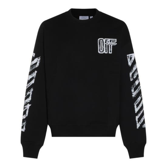 26FW 오프화이트 긴팔 티셔츠 OMBA054F26FLE007001 Black