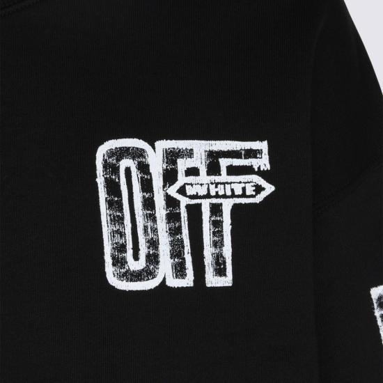 26FW 오프화이트 긴팔 티셔츠 OMBA054F26FLE007001 Black - OFF WHITE