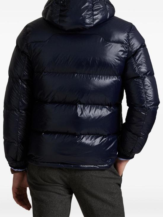 26FW 폴로 랄프로렌 고햄 글로시 다운 자켓 710968281 002 Blu - POLO RALPH LAUREN