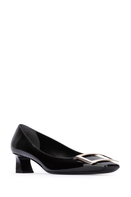 26FW 로저비비에 트럼펫 메탈 버클 펌프스 RVW44815280D1P B999 Black B999 - ROGER VIVIER