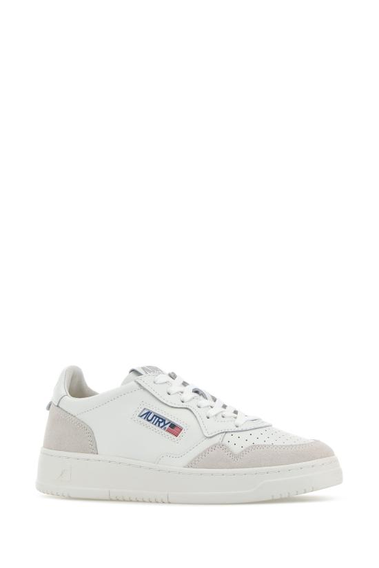 26FW 오트리 메달리스트 로우 레더 스니커즈 AULW LS30 TOTALWHT - AUTRY