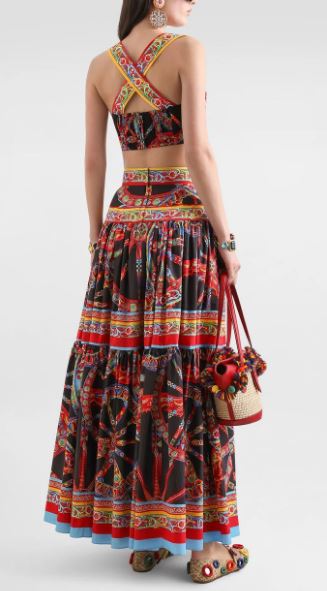 26FW 돌체앤가바나 미디 스커트 F4CELT GDDTFS9000 - DOLCE & GABBANA