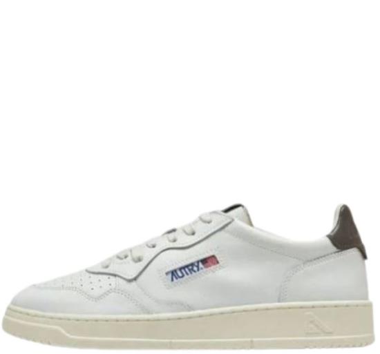 26FW 오트리 메달리스트 로우 레더 스니커즈 AULW LL28 White choco